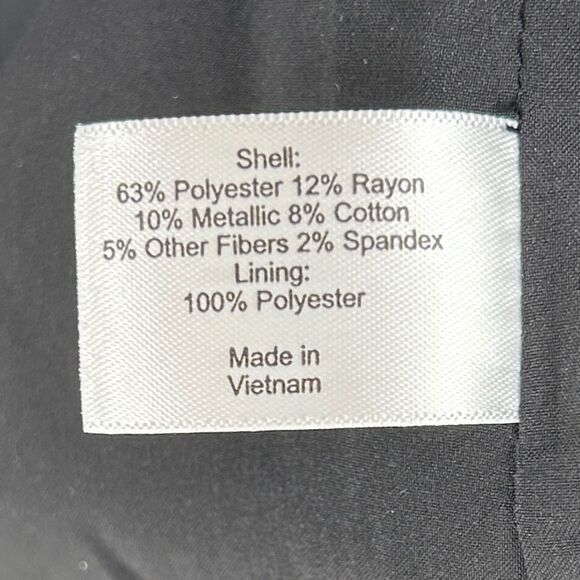 Lane Bryant Gold Black Double Breasted Blazer Jacket Size 14/16 (1X) - Picture 6 of 13